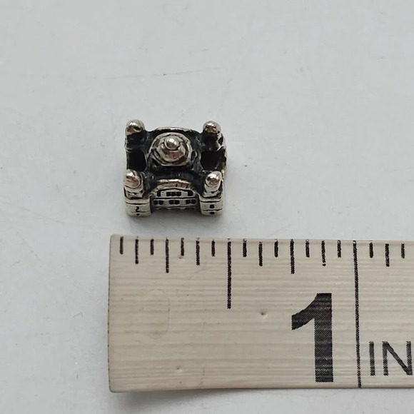 Sterling Silver Firenzé Synagogue Bead Charm By Tedora Bracelet or Necklace - Picture 5 of 5